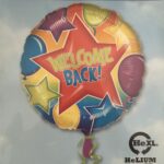 17 inch fóliový balón WELCOME BACK! 43cm